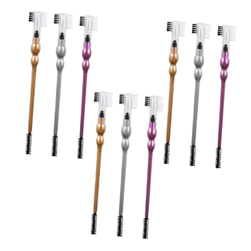 CALLARON 9stücke Schminkpinsel Mit Wimpernkamm Und Augenbrauenbürste Für Lidschatten-make-up-tool Multifunktionales Design Für Frauen Einfach Und Praktisch Anwendung von CALLARON