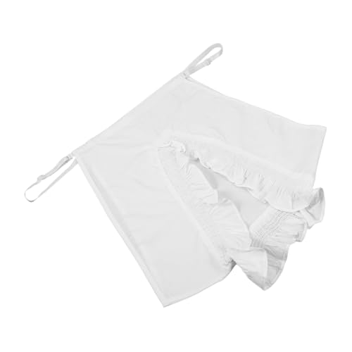 CALLARON Abnehmbarer Damen Fake Kragen Baumwolle V Ausschnitt zur mit Pullovern und Cardigans für Herbst und Winter Weiß von CALLARON