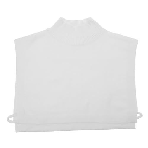CALLARON Knitted Turtleneck Dickey Damen Abnehmbarer Kragen Für Pullover Eleganter Einfarbiger Kragen Für Strickmode Bequemes Garnmaterial Vielseitiges Oberteil-zubehör Für Jedes Outfit von CALLARON