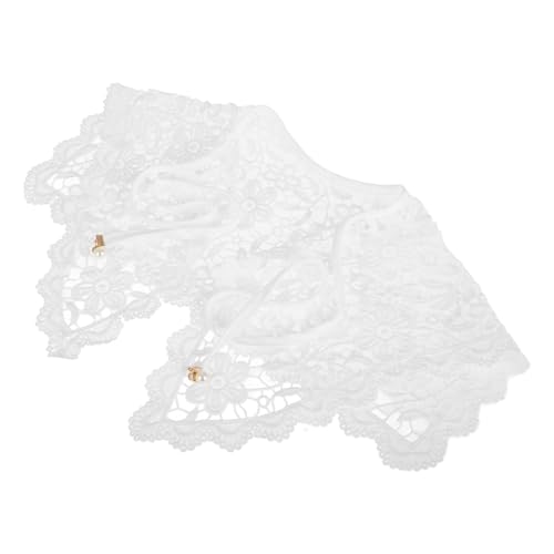 CALLARON Abnehmbarer Spitzenkragen Für Damen Elegantes Blumendesign Vielseitiger Fake-kragen Für Kleider Shirts Und Pullover Hochwertiger Spitzenbesatz Für Einen Feinen Look von CALLARON