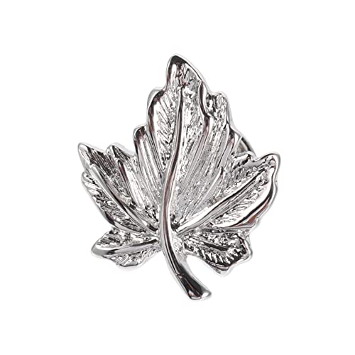 CALLARON Ahornblatt Brosche Pin Silber Kupfer Vielseitige Anstecknadel für Kleidung Dekorative Brustnadel Glatte Oberfläche Runde Kante Herren Damen Anzug Accessoire 1 Stück CALLARON Ahornblatt Brosche Pin Silber Kupfer Vielseitige Anstecknadel für Kleidung Dekorative Brustnadel Glatte Oberfläche Runde Kante Herren Damen Anzug Accessoire 1 Stück von CALLARON