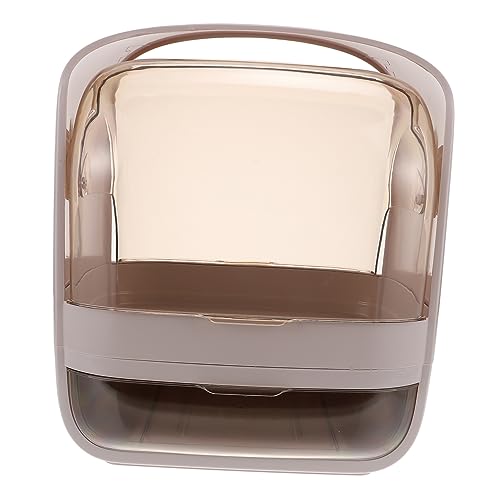 CALLARON Kosmetik Organizer Staubdicht Für Make-up-Artikel Aufbewahrungsbox Aus Hochwertigem Material Schminktisch- Und Ordnungslösung Für Schlafzimmer Und Zuhause von CALLARON