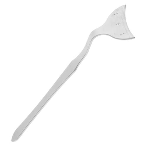 CALLARON Edelstahl-augenmesslineal Für Tränensäcke Und Augenhöhlen Make-up-werkzeug Schönheitslineal Augenlid-messgerät Reise-make-up-werkzeug Lidschatten-werkzeug von CALLARON