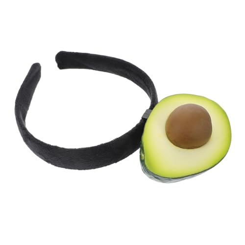 CALLARON Süßes Avocado Haarband Für Kinder Und Frauen Realistisches Frucht Design Bequemes Und Leichtes Gesichtswasch Stirnband Lustiges Party Zubehör Trendige Kopfbedeckung Für von CALLARON