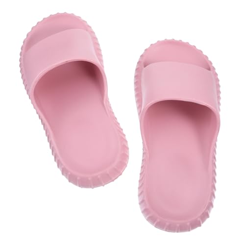 CALLARON Badeschlappen Rutschfest Leicht Schnelltrocknend Badezimmer Hausschuhe für Mädchen und Jungen Rutschfeste Duschsandalen Bequemes Tragen im Bad und Freizeitbereich Fußlänge von CALLARON