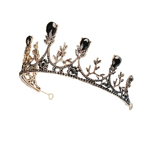 CALLARON Kristallkrone Für Braut Hochzeit Vintage Kopfschmuck Haar Brauttiara Tiarakrone Ornament Zubehör Für Verlobung Party Frisur Schmuck von CALLARON