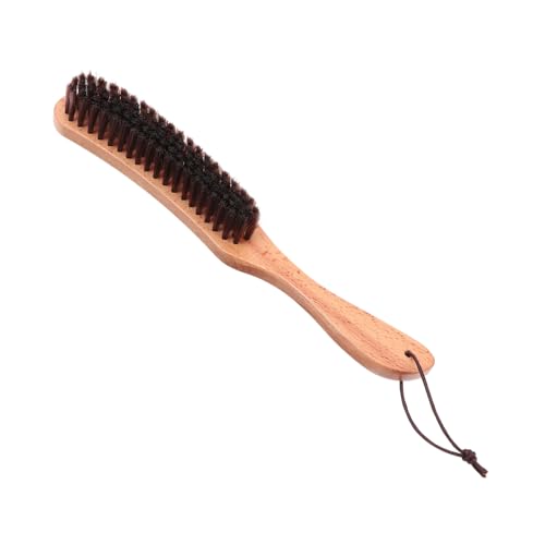 CALLARON Bartpflegebürste Holz Weiche Borsten Langlebiger Griff Sanfte Reinigung für Männer Perfektes zu Valentinstag und Vatertag Tragbar für Reisen von CALLARON