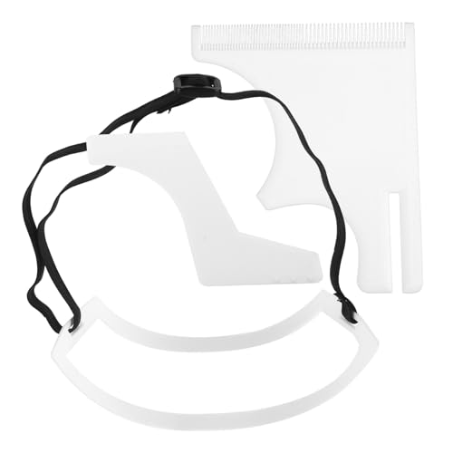 CALLARON Beard Shaping Tool Haarlinien Nackenrasierer Vorlage Einfach Zu Bedienen Für Männer Friseurwerkzeug Zur Selbstanwendung Farblich Zufällig CALLARON Beard Shaping Tool Haarlinien Nackenrasierer Vorlage Einfach Zu Bedienen Für Männer Friseurwerkzeug Zur Selbstanwendung Farblich Zufällig von CALLARON