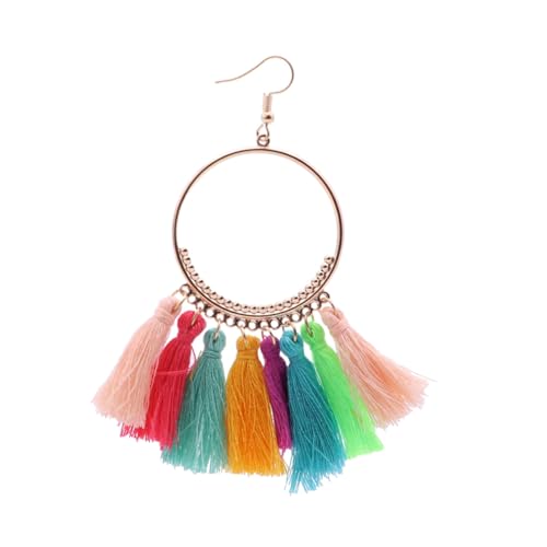 CALLARON Damen Ohrringe Quasten Ohrringe Ohrhänger Vergoldet Bunt Für Alltag Party Arbeit Schule Urlaub CALLARON Damen Ohrringe Quasten Ohrringe Ohrhänger Vergoldet Bunt Für Alltag Party Arbeit Schule Urlaub von CALLARON