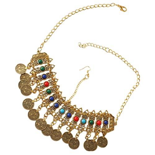 CALLARON Bohemian Haarschmuck Halskette Vintage Schmuck für Damen Vielseitiges Haarschmuckstück für Hochzeiten und Partys Eleganter Kopfschmuck und Halskette CALLARON Bohemian Haarschmuck Halskette Vintage Schmuck für Damen Vielseitiges Haarschmuckstück für Hochzeiten und Partys Eleganter Kopfschmuck und Halskette von CALLARON