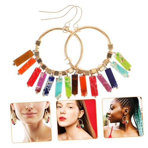 CALLARON Bohemian Ohrringe mit Farbenfrohen Langanhaltende Quasten Ohrringe für Damen Perfektes Accessoire für Freundin oder Frau Leicht und Einfach Anzulegen Modischer Ohrschmuck für von CALLARON