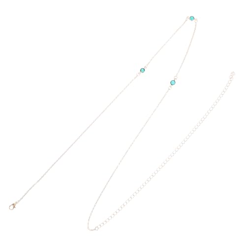 CALLARON Hüftkette Glitzernd Für Damen Körperkette Mit Strasssteinen Dekorativer Gürtel Für Frauen Taillenschmuck Bauch Strand-taillenkette Leichte Anpassung von CALLARON