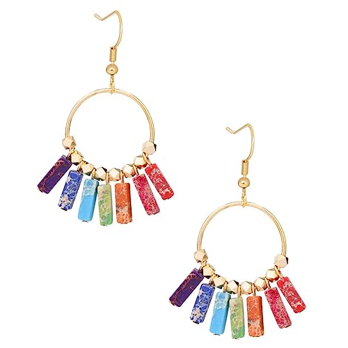 CALLARON Böhmische Ohrringe Für Damen Türkisfarbene Quastenohrringe Langlebig Und Hypoallergen Für Alltag Und Partys Ohrschmuck Für Frauen von CALLARON