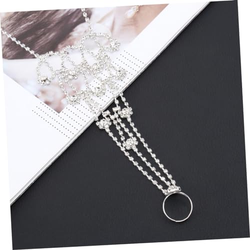 CALLARON Braut Fußkettchen mit Funkelnden Strasssteinen Verstellbare Zarte Knöchelkette für Damen Schmuck für Strand und Alltag Elegantes Fußanhänger Design Langlebig und Komfortabel zu von CALLARON