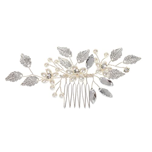 CALLARON Braut Haarkamm Mit Strass Und Perlen Haarspange Für Hochzeiten Partys Und Proms Glänzendes Haaraccessoire Für Und Mädchen Hochwertige Verarbeitung Und Zu Tragen von CALLARON