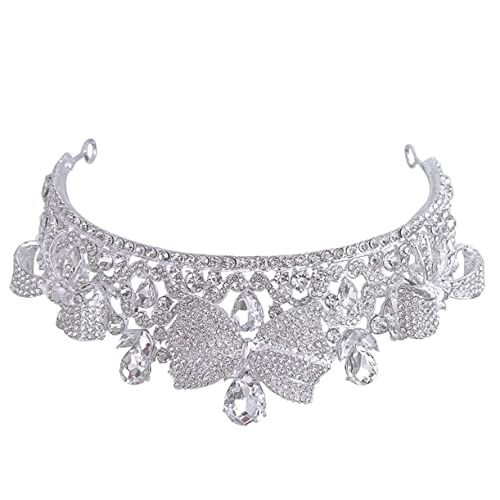 CALLARON Braut Tiara mit Strasssteinen Haaraccessoire für Bräute und Brautjungfern für Feiern Partys und Besondere Anlässe Funkelnde Krone CALLARON Braut Tiara mit Strasssteinen Haaraccessoire für Bräute und Brautjungfern für Feiern Partys und Besondere Anlässe Funkelnde Krone von CALLARON