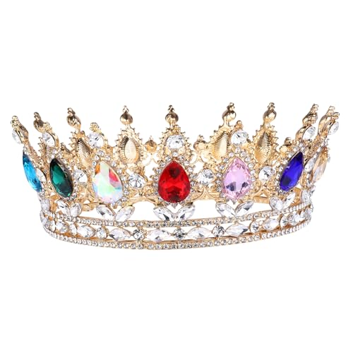 CALLARON Brautkrone Braut- Tiaras Geburtstags-Tiara für Mädchen Haarzubehör krönt Erwachsene Kronen haarschmuck Braut Kopfbedeckung Kopfschmuck für die Braut Legierung Bunt CALLARON Brautkrone Braut- Tiaras Geburtstags-Tiara für Mädchen Haarzubehör krönt Erwachsene Kronen haarschmuck Braut Kopfbedeckung Kopfschmuck für die Braut Legierung Bunt von CALLARON