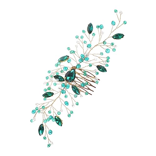CALLARON Brautschmuck Haarkamm mit Strasssteinen Haaraccessoires für Hochzeitshaarkamm Stilvolles Haardekor für Besondere Anlässe und Partys von CALLARON