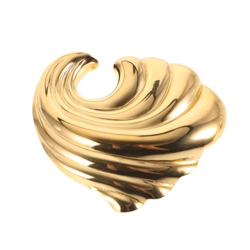 CALLARON Brosche Kreativer Ansteckpin für Damen Mantel Umhang Schal Schmuck Goldfarben Langlebig und Rostfrei von CALLARON