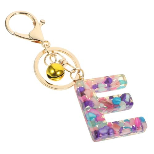 CALLARON Schlüsselanhänger Buchstabe Aus Resin Eleganter Schlüsselanhänger Für Damen Multifunktionale Deko Für Taschen Rucksäcke Perfektes Für Freundinnen Mütter Töchter von CALLARON