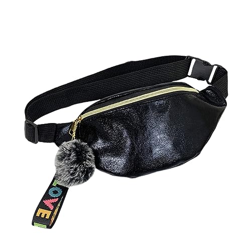 CALLARON Bummelbeutel Bumpsack Für Frauen Bauchtasche Bun- Taschen Für Frauen Schwarz Gürteltasche Schwarzes Fanny- Pack Für Frauen Schwarz Bumbback. Mädchen Fräulein Brusttasche von CALLARON