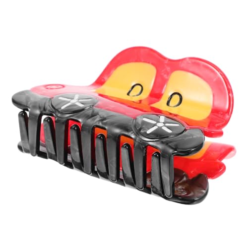 CALLARON Lustige Haarklammern in Form Eines Autos Rutschfeste Clips Für Frauen Kleine Haaraccessoires Mit Cartoon-stil Süße Pferdeschwanzhalter Für Mädchen von CALLARON