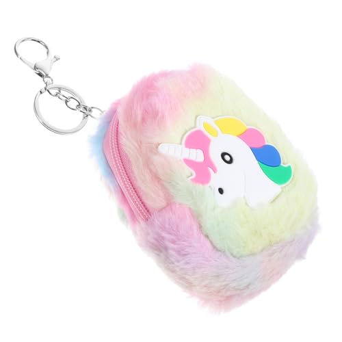 CALLARON Münztasche Für Damen Kleine Cartoon-geldbörse Mit Münzhalter Schlüsselbörse Aus Plüsch Mit Reißverschluss Als Lippenstiftbörse Oder Bleistifttasche Für Tägliche Aufbewahrung von CALLARON