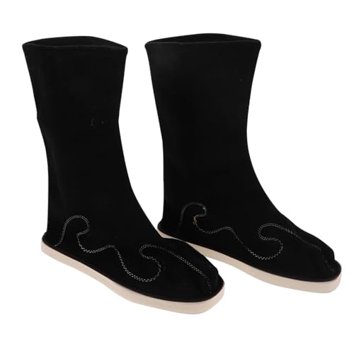 CALLARON Chinesische Hanfu Performance Stiefel Hanfu Schuhe Herren Traditionsstiefel Herren Stiefel Chinesische Traditionelle Schuhe Festivalschuhe von CALLARON