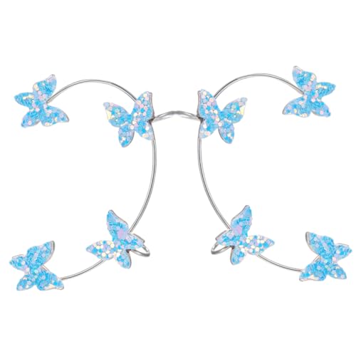 CALLARON Clip Ohrclips Damen Ohrschmuck Ohrmanschetten Kupfer Ohrklemme Nicht Durchbohrt Elegant Geschenkidee für Frauen und Mädchen von CALLARON