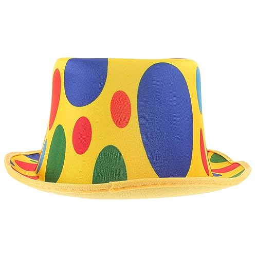 CALLARON Clown-Hut Clown-Accessoires für Kinder jungen kleidung karnevals hut faschings hut Stirnband für Jungen Halloweenkostüm Clown Bühnenhut bilden Partyhut Requisiten Vlies von CALLARON