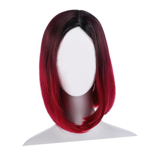 CALLARON Damen Bob-perücke Synthetisch Glatt Modisch Leicht Vielseitig für Alltag Cosplay Party Geeignet Komfortabel Weich von CALLARON