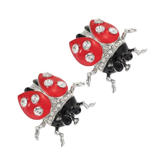 CALLARON Damen Brosche Tropfenform Musternadel Brustnadel Mit Tiermuster Dekorative Brosche Für Frauen Und Mädchen Hochzeit Party Geburtstag von CALLARON