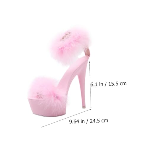 CALLARON Damen High Heels Sandaletten mit Rutschfester Sohle Modische Plateau Sandalen für Sommer Stilvoll und Bequem Geeignet für Alltag und Party Zufällige Farbe Zufällige Farbe von CALLARON