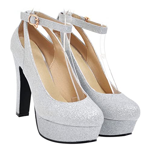 CALLARON Damen Hochzeitsschuhe Gold mit Absatz Damen Hochzeitskleid Schuhe Spitz Design Bequeme Party Schuhe für Frauen von CALLARON