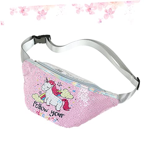 CALLARON Leichte Pailletten Brusttasche Mode Stilvolle Casual Sporttasche Packs Frauen Taille Tasche Glitter Tasche von CALLARON