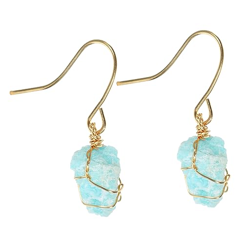 CALLARON Dangle Ohrringe für Teenager Natürliche Unregelmäßige Kristallsteine Handgefertigte Kreative Ohrhänger Statement Accessoires Langlebig und Komfortabel zu Tragen CALLARON Dangle Ohrringe für Teenager Natürliche Unregelmäßige Kristallsteine Handgefertigte Kreative Ohrhänger Statement Accessoires Langlebig und Komfortabel zu Tragen von CALLARON