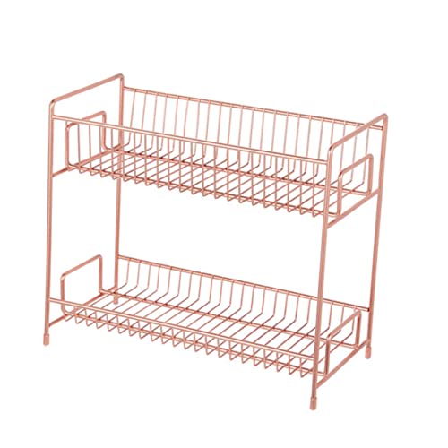 CALLARON Desktop Kosmetikständer Aus Eisen Für Heimgebrauch Kleinteile Organizer Mit Aufbewahrungs-organizer Kosmetikhalter Mit Lagerung Rack Rustikales Design von CALLARON