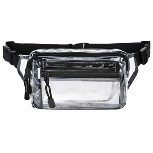 CALLARON Durchsichtige Gürteltasche Multifunktionale Brusttasche Praktische Hüfttasche wasserdichte Outdoor-Tasche Durchsichtige Sporttasche Verschleißfeste Tasche Für Damen Und Herren von CALLARON
