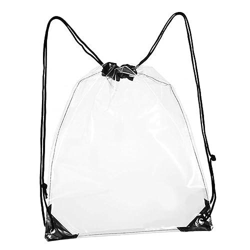 CALLARON Durchsichtiger Kulturbeutel Für Damen Aus PVC-Material Und Tragbar Mit Kordelzug Make-up-Organizer Für Reise Und Alltag von CALLARON