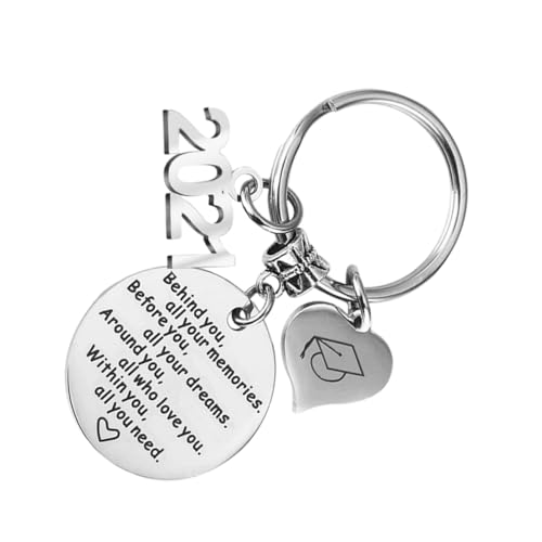 CALLARON Einzigartiger Taschenanhänger-schlüsselanhänger Aus Edelstahl Mit Liebesmotiv Für Den Abschluss Schlüsselhalter Für Frauen Und Männer von CALLARON