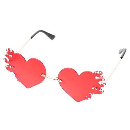 CALLARON Elegante Herz-sonnenbrille Party-flammenbrille Persönlichkeit Feuer-sonnenbrille Für Herren CALLARON Elegante Herz-sonnenbrille Party-flammenbrille Persönlichkeit Feuer-sonnenbrille Für Herren von CALLARON
