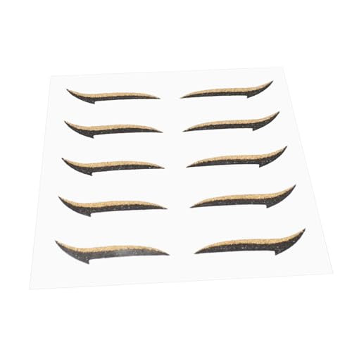 CALLARON 5paare Selbstklebende Eyeliner-aufkleber Augenlinienstreifen Für Atemberaubendes Augen-make-up Eyeliner-sticker Für Party Und Festival von CALLARON
