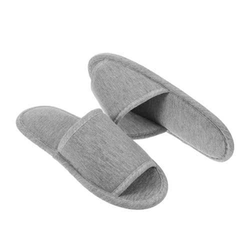 CALLARON Faltbare Leichte Reise hausschuhe aus Weichem Hautfreundlichem Baumwollstrick mit Rutschfester Eva sohle Platzsparend Faltbar und Einfach zu Reinigen Pantoffeln für Damen und von CALLARON
