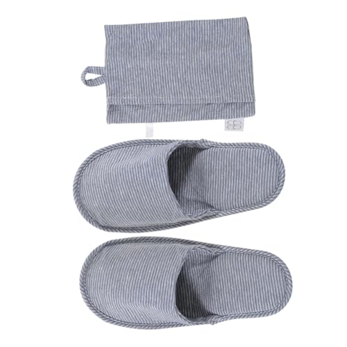 CALLARON Faltbare Reisehausschuhe aus Baumwolle Leichte Weiche Tragbare Slipper für Damen und Herren Bequem Waschbar für Hotel Camping und Geschäftsreisen Zufällige Farbe Zufällige Farbe von CALLARON