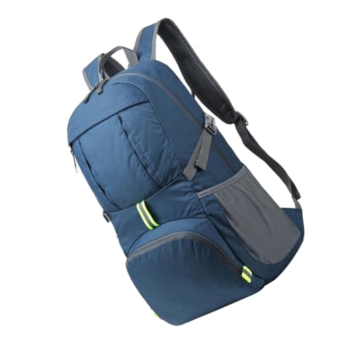 CALLARON Faltbarer Nylon Rucksack Große Kapazität Reise-Rucksack Für Jungen Und Mädchen Leicht Und Tragbar Für Outdoor-aktivitäten Dunkelblau von CALLARON
