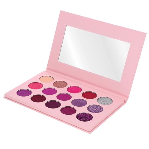 CALLARON Farben Lidschatten Kompakt Gepresste Lidschatten Palette Für Frauen Makeup Palette Mit Glitzer Bunte Mit Hochpigmentierter Textur von CALLARON