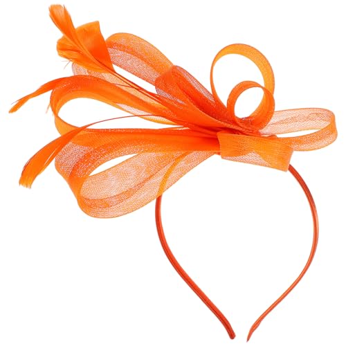 CALLARON Fascinator Stirnband Für Damen Federhut Modisches Haar-accessoire Für Teeparty Hochzeit Bankett Cocktails von CALLARON