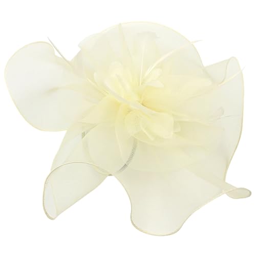CALLARON Fascinator Hut Für Damen Mit Netzschleier Hochzeitskopfbedeckung Und Haarclip Für Teepartys Cocktails Hochzeiten Und Besondere Anlässe Eleganter Haarschmuck Für Frauen von CALLARON