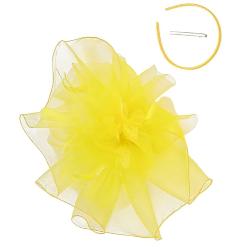 CALLARON Fascinator Hut Mit Netz Und Schleier Für Damen Eleganter Haarschmuck Für Hochzeiten Teepartys Und Karneval Vintage-inspirierte Kopfbedeckung von CALLARON