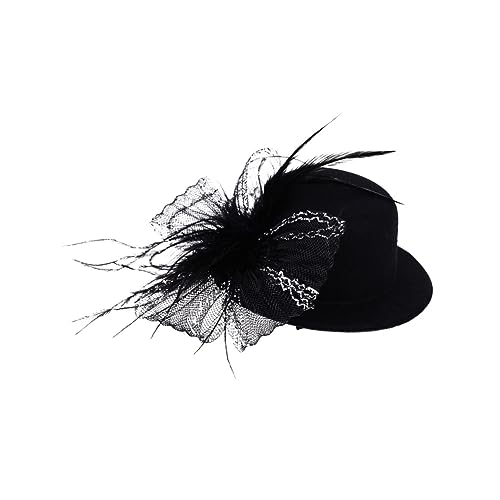 CALLARON Feiner Haarkamm Mit Federn Elegante Haarspangen Für Partys Und Besondere Anlässe Einzigartiges Kopfbedeckungs-accessoire Schwarz Für Frauen Und Mädchen von CALLARON